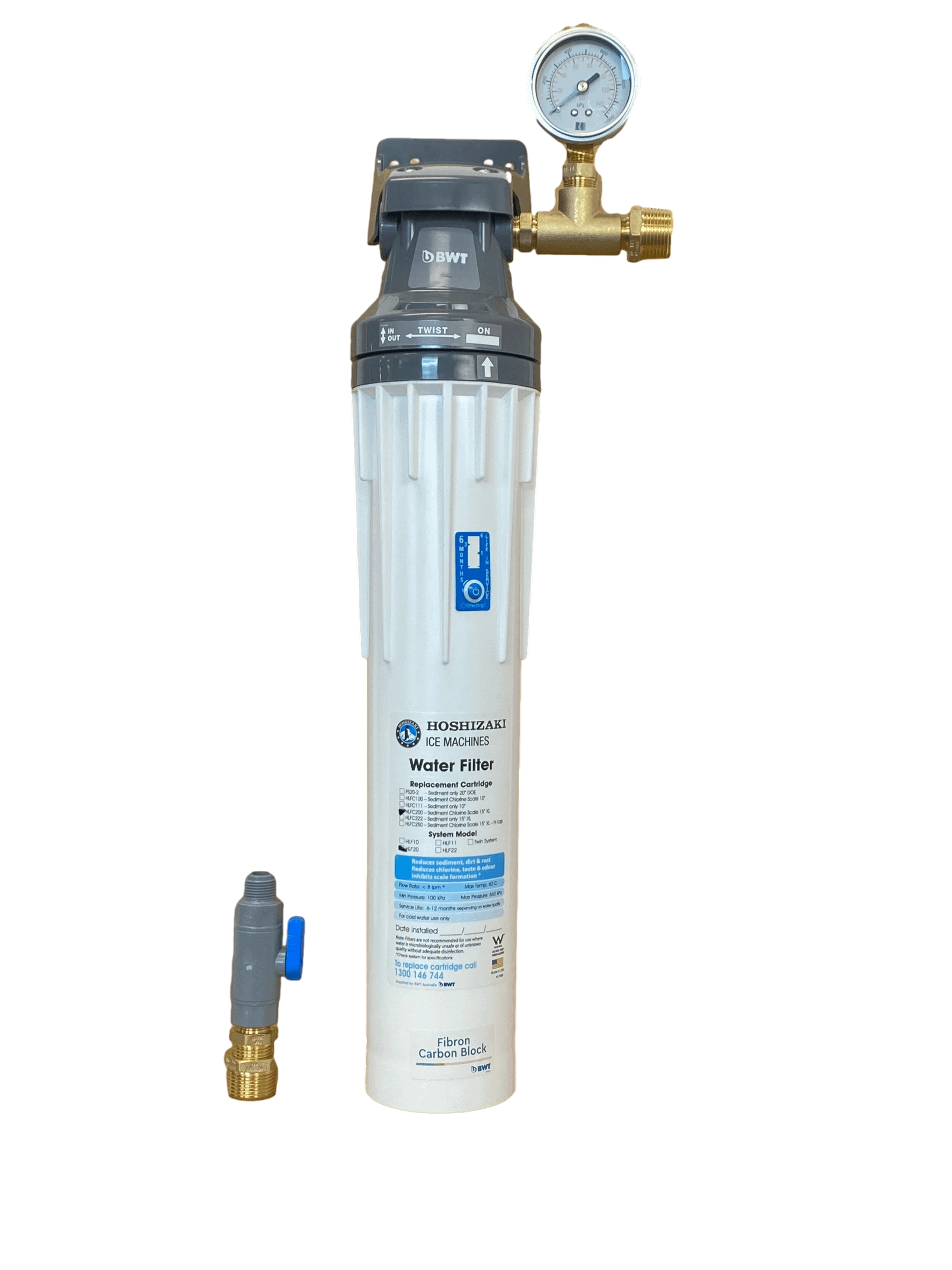 HLF20G Water Filter System & Gauge commercial kitchen equipment