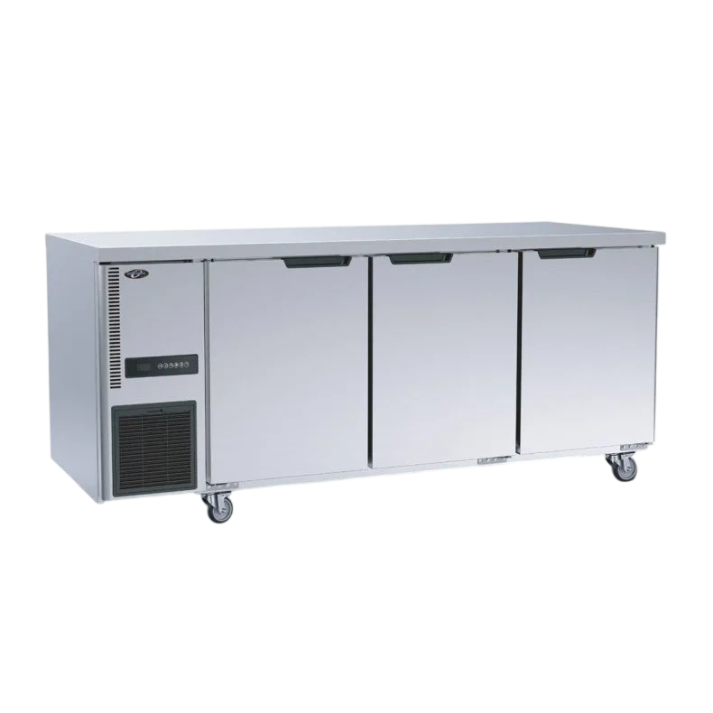 Thermaster TS1800BT-3D 3 Door Workbench Freezer – 279L, Auto Defrost commercial kitchen equipment