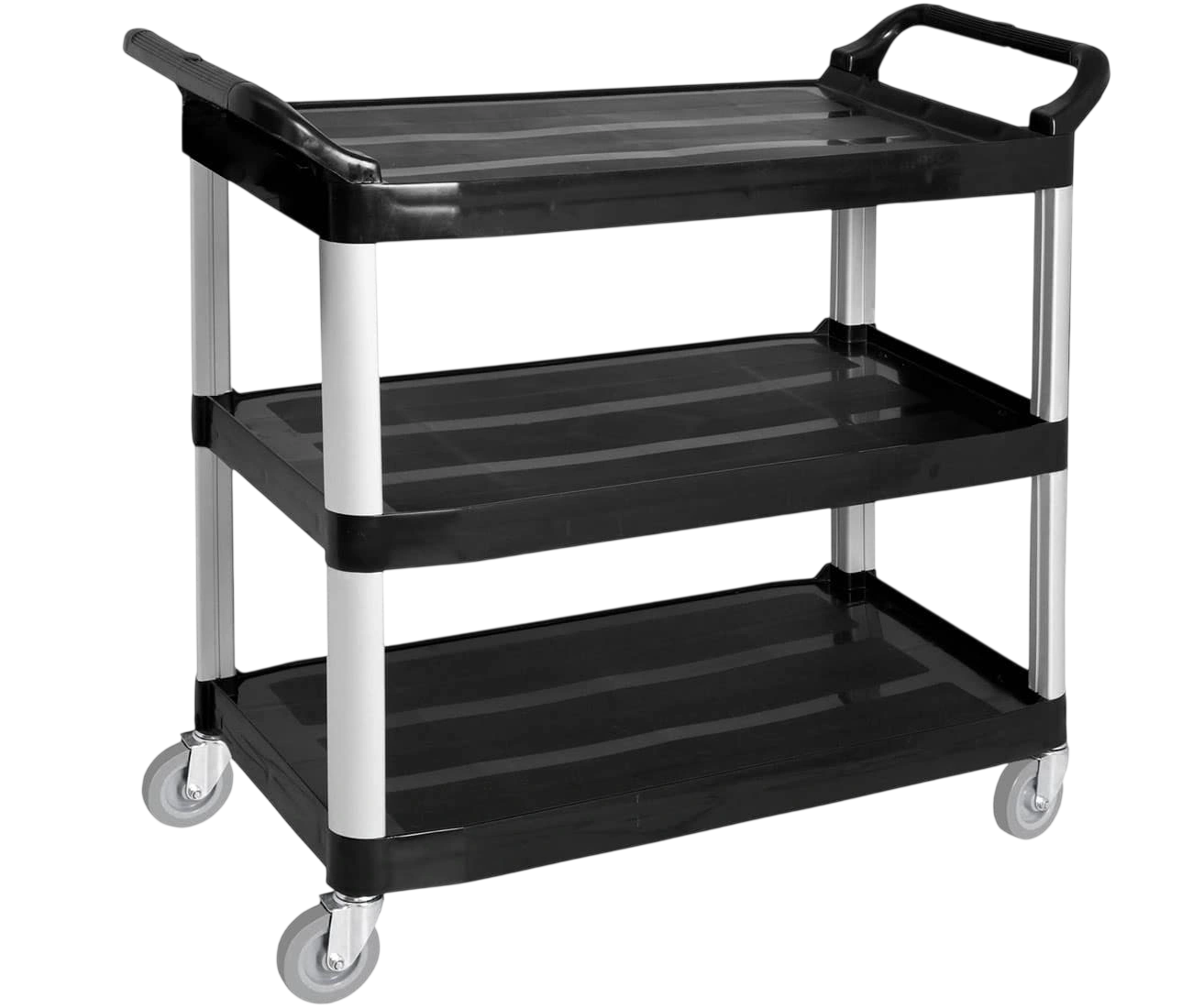 FED JD-UC340-1 Utility Trolley – 3 Shelf Polypropylene, 100kg commercial kitchen equipment