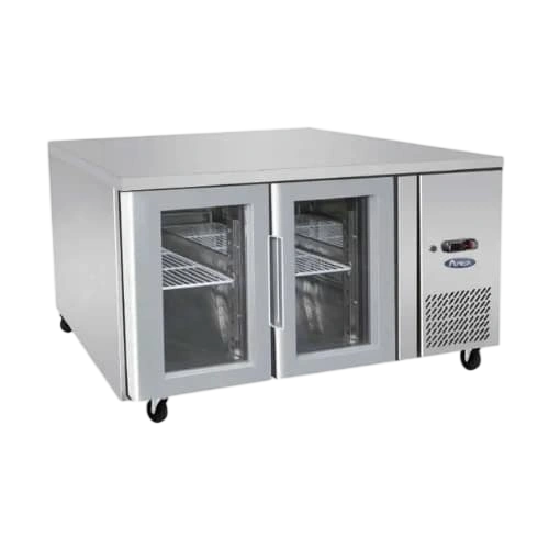 Atosa EPF3721 1360mm Glass Door Underbench Fridge Table