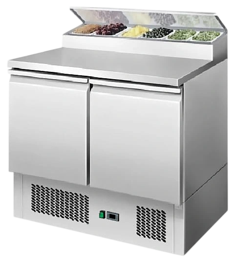Atosa ESL3832 2-Door Open Top Pizza Fridge – 900mm commercial kitchen equipment