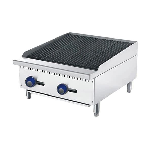 CookRite ATCB-24-LPG 610mm Lava Rock Charbroiler – LPG commercial kitchen equipment