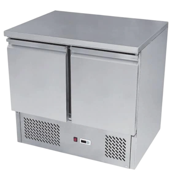 Atosa ESL3801 2-Door Saladette Fridge – 900mm Stainless Unit commercial kitchen equipment