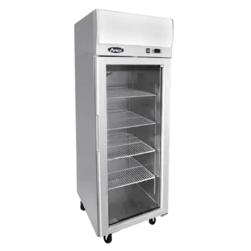 Atosa YCF9407 Upright Display Freezer – Glass Door 600mm | Top Mount commercial kitchen equipment