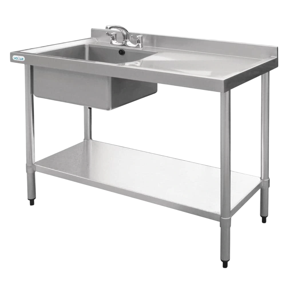 Vogue HC912 Single Bowl Sink – Right-Hand Drainer, 1000×700mm commercial kitchen equipment
