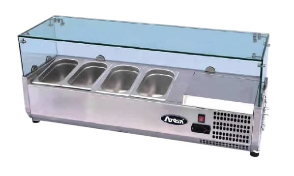 Atosa ESL3887 1805mm Countertop Salad Bar – Compact Prep Station commercial kitchen equipment