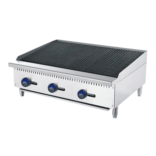 CookRite ATRC-36-NG Commercial Radiant Broiler – 910mm Gas Chargrill commercial kitchen equipment