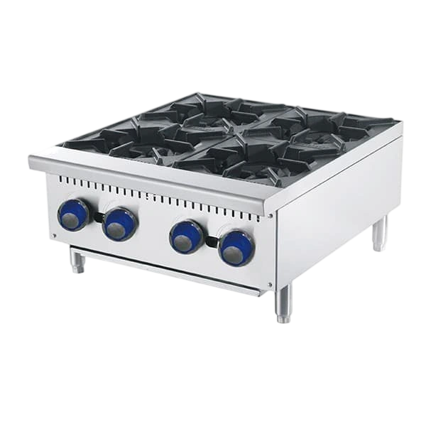 CookRite ATHP-24-4-NG 4 Burner Gas Cooktop – Heavy-Duty NG commercial kitchen equipment
