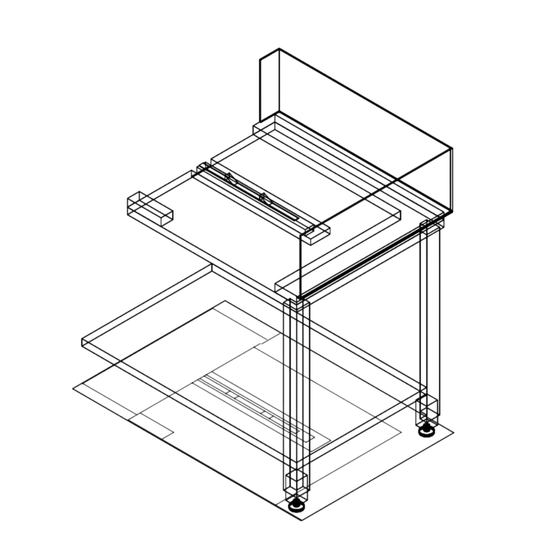 Fagor E-90D right-side basket introductor