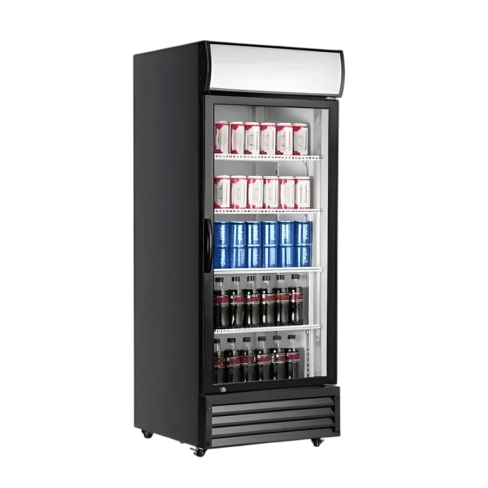 Atosa P600WB Single Glass Door Beverage Fridge – 600L, LED Display, 0~10°C commercial kitchen equipment