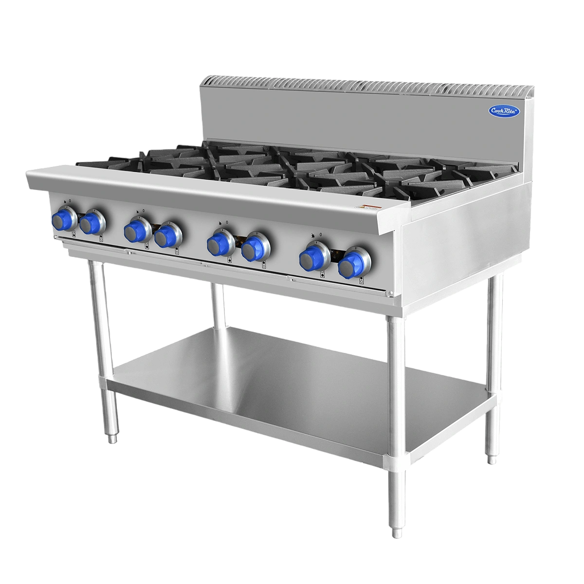 CookRite AT80G8B-F-NG 8 Burner Gas Cooktop – Heavy-Duty NG | Ideal for Commercial Kitchens commercial kitchen equipment