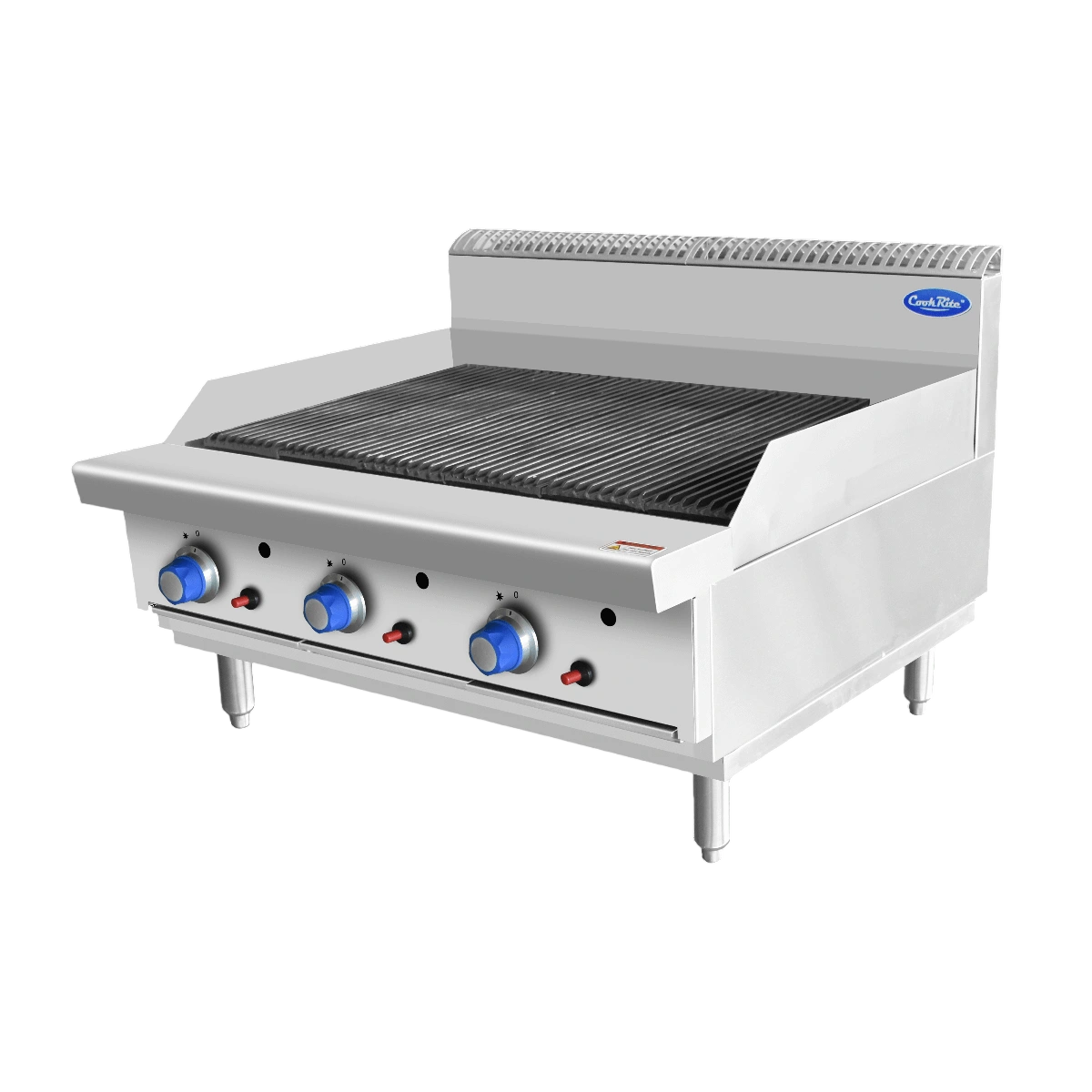 CookRite AT80G9C-C-NG 900mm Natural Gas Char Grill – 3 Burner commercial kitchen equipment