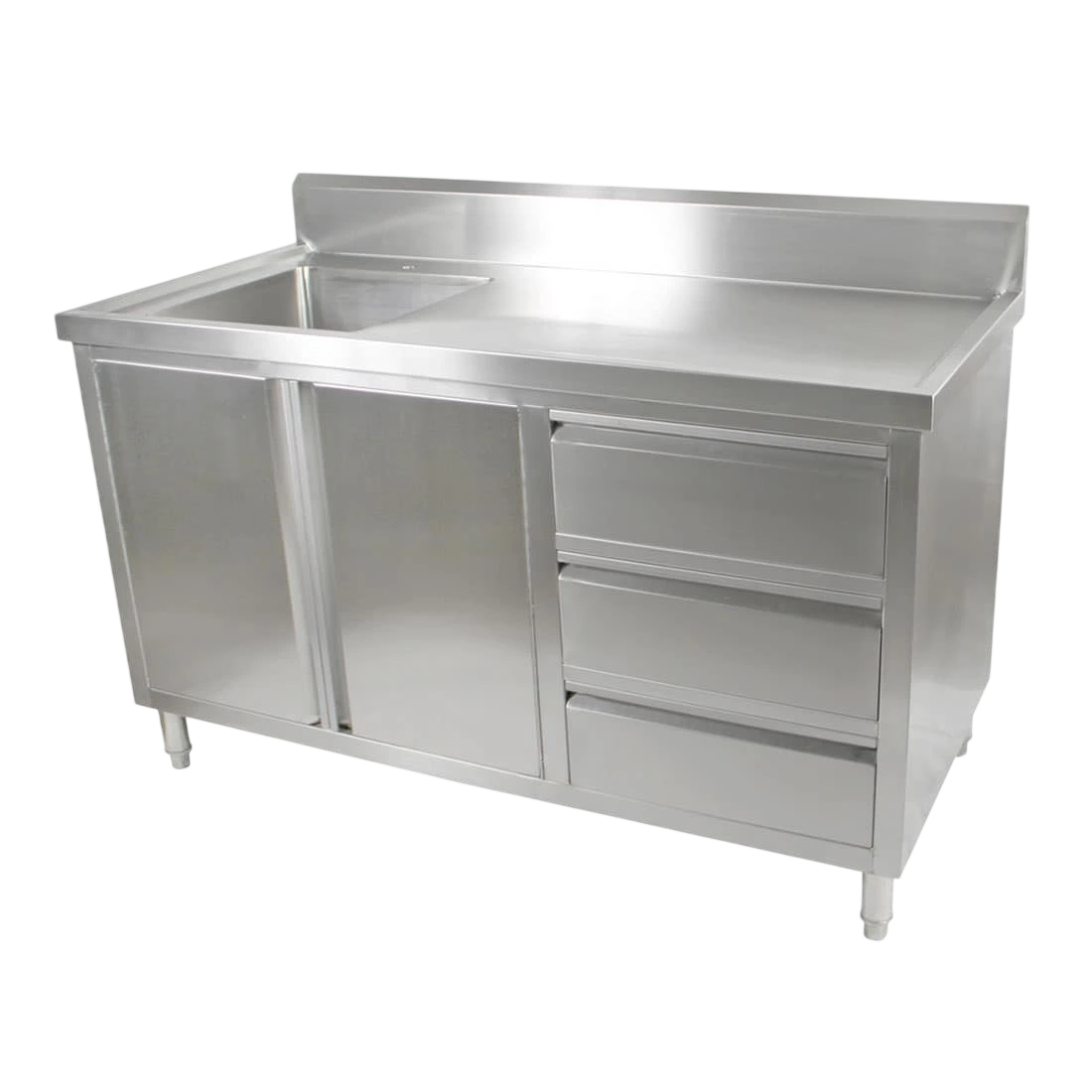 Modular Systems FED SC-6-1500L-H Sink Cabinet – 1500×600mm, Left Bowl