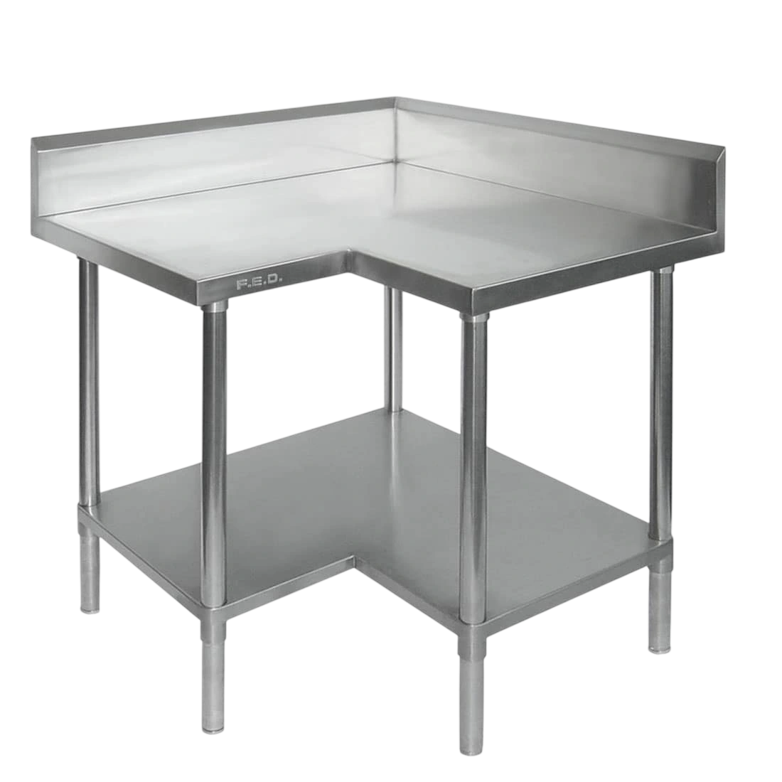 Modular Systems 0900-6-WBCB stainless steel corner workbench