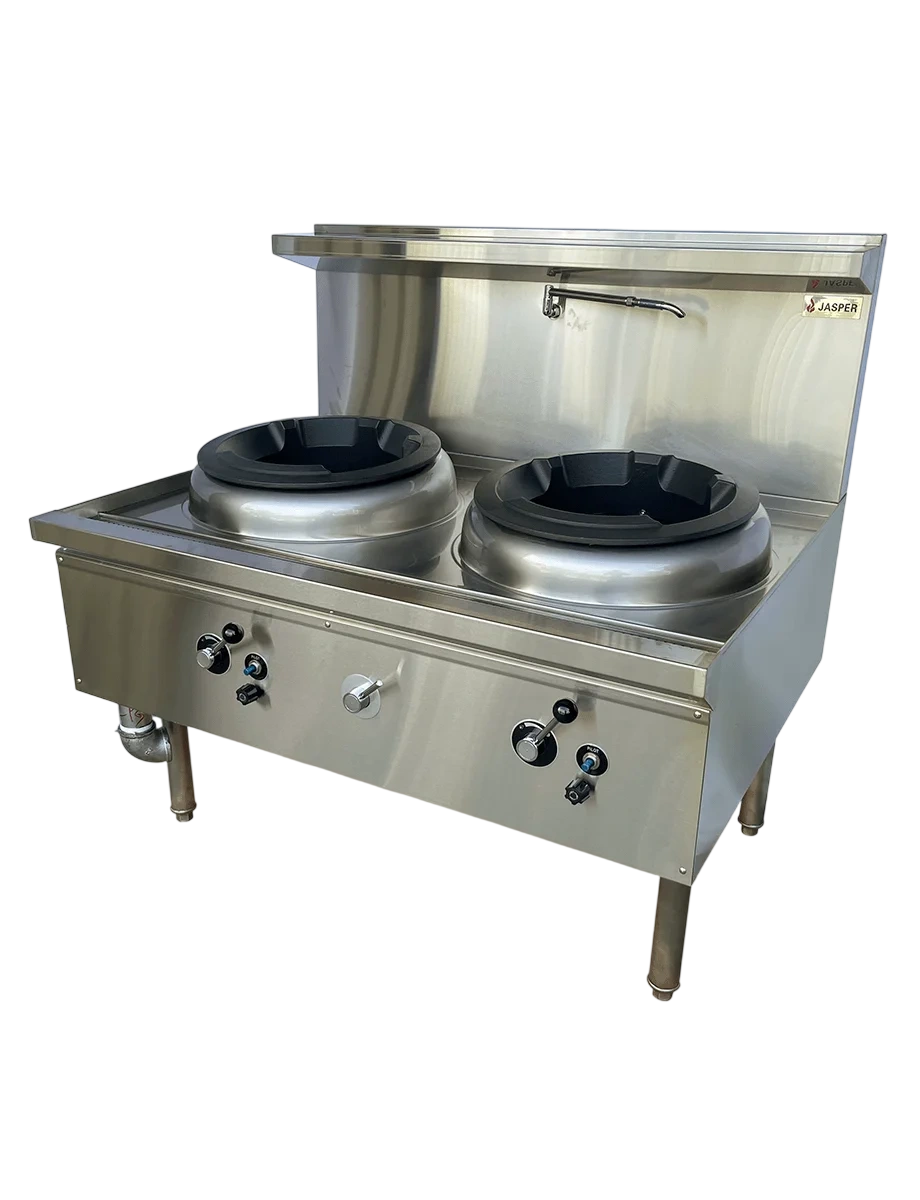 JASPER JA-2DB Double Wok Range – Duckbill Burner LPG/NG | Ideal for Asian Restaurants commercial kitchen equipment
