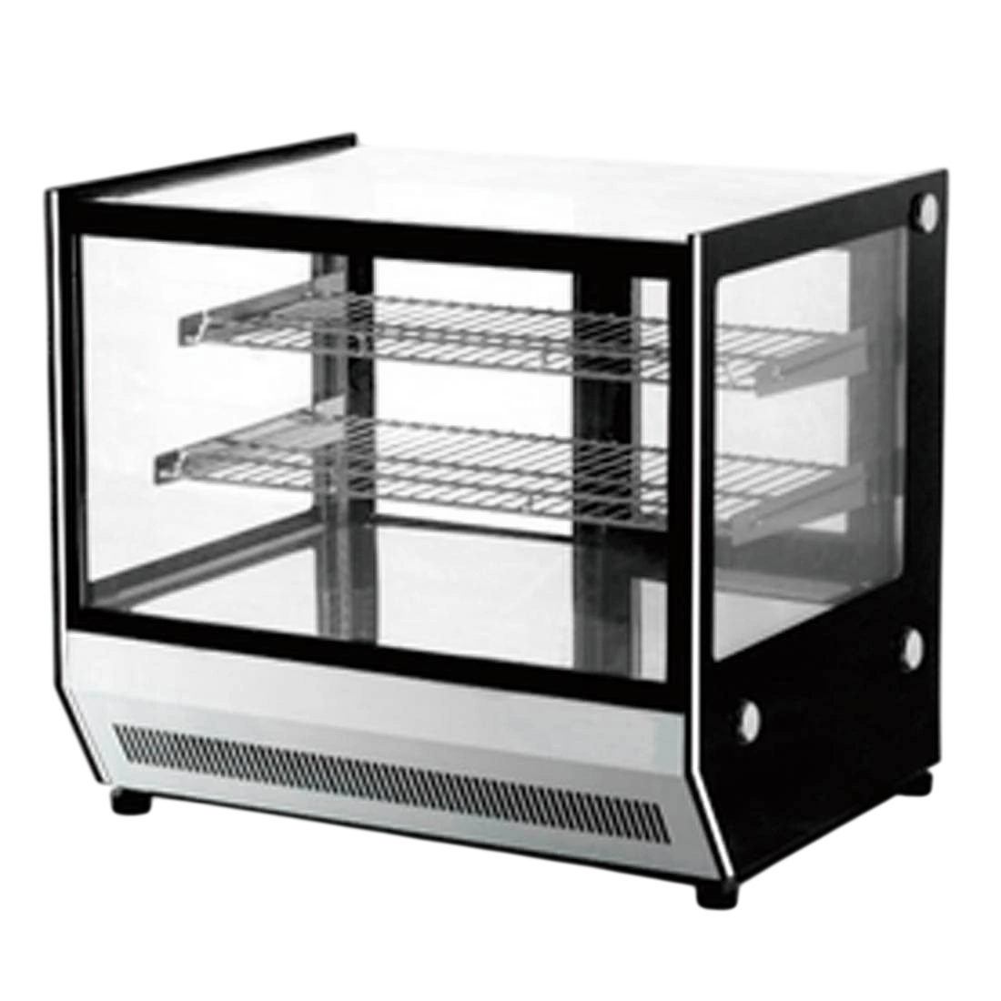 Bonvue GN-660HRT Square Glass Hot Food Display – 660mm, 2 Shelves commercial kitchen equipment
