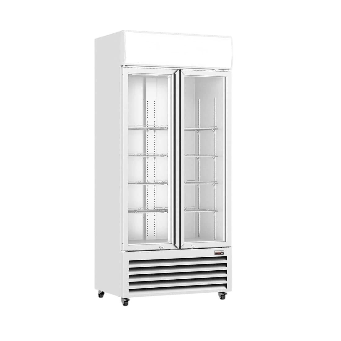 Thermaster LG-580P Double Glass Door Upright Drink Fridge – 568L commercial kitchen equipment