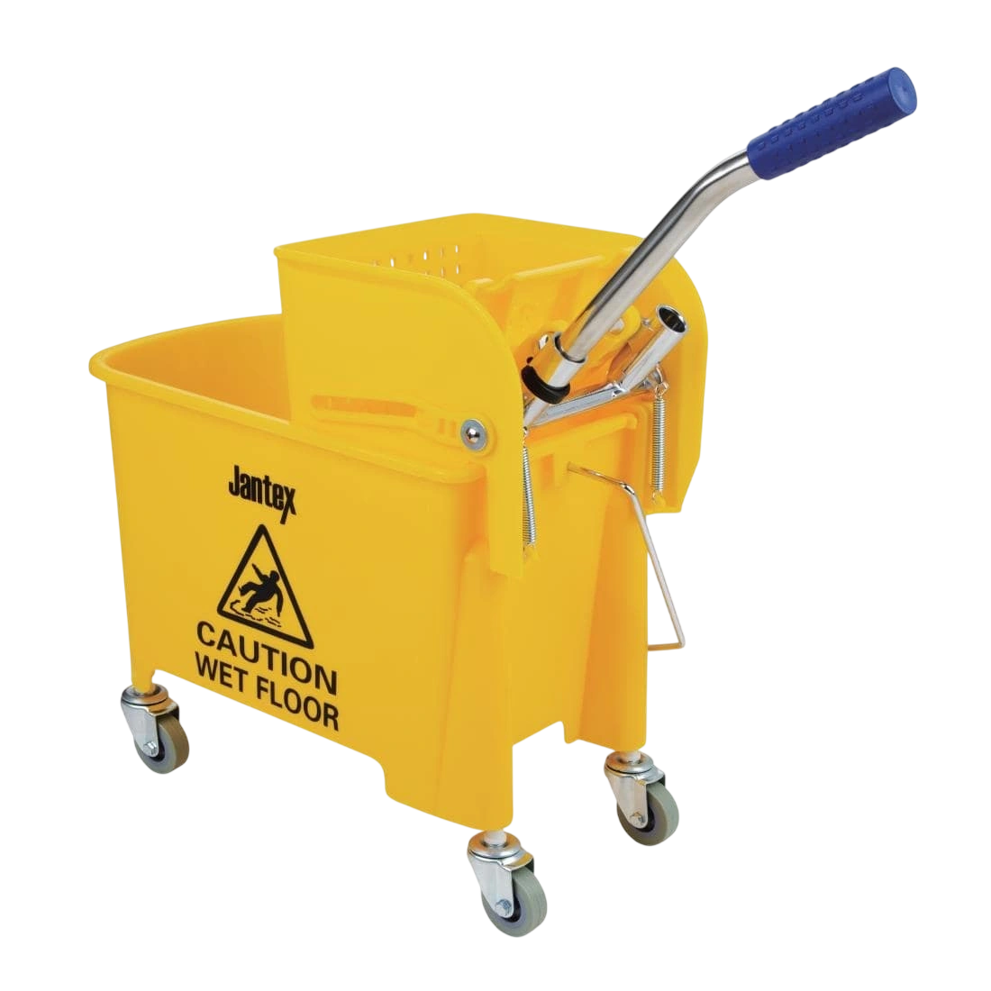 Jantex F951 Kentucky Mop Bucket & Wringer – 20L Yellow commercial kitchen equipment