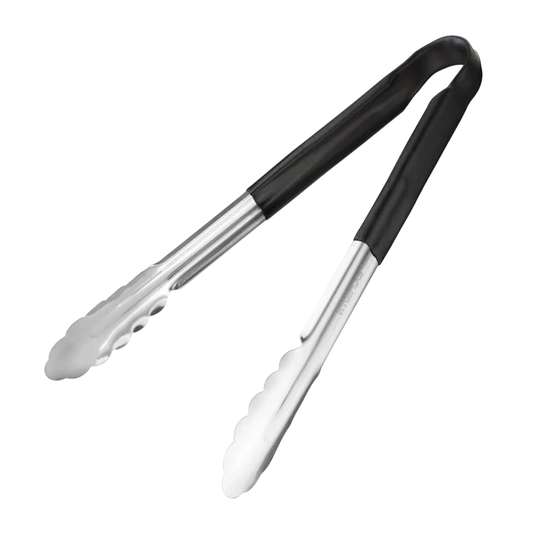 Hygiplas CB153 Colour Coded Serving Tong Black - 300mm