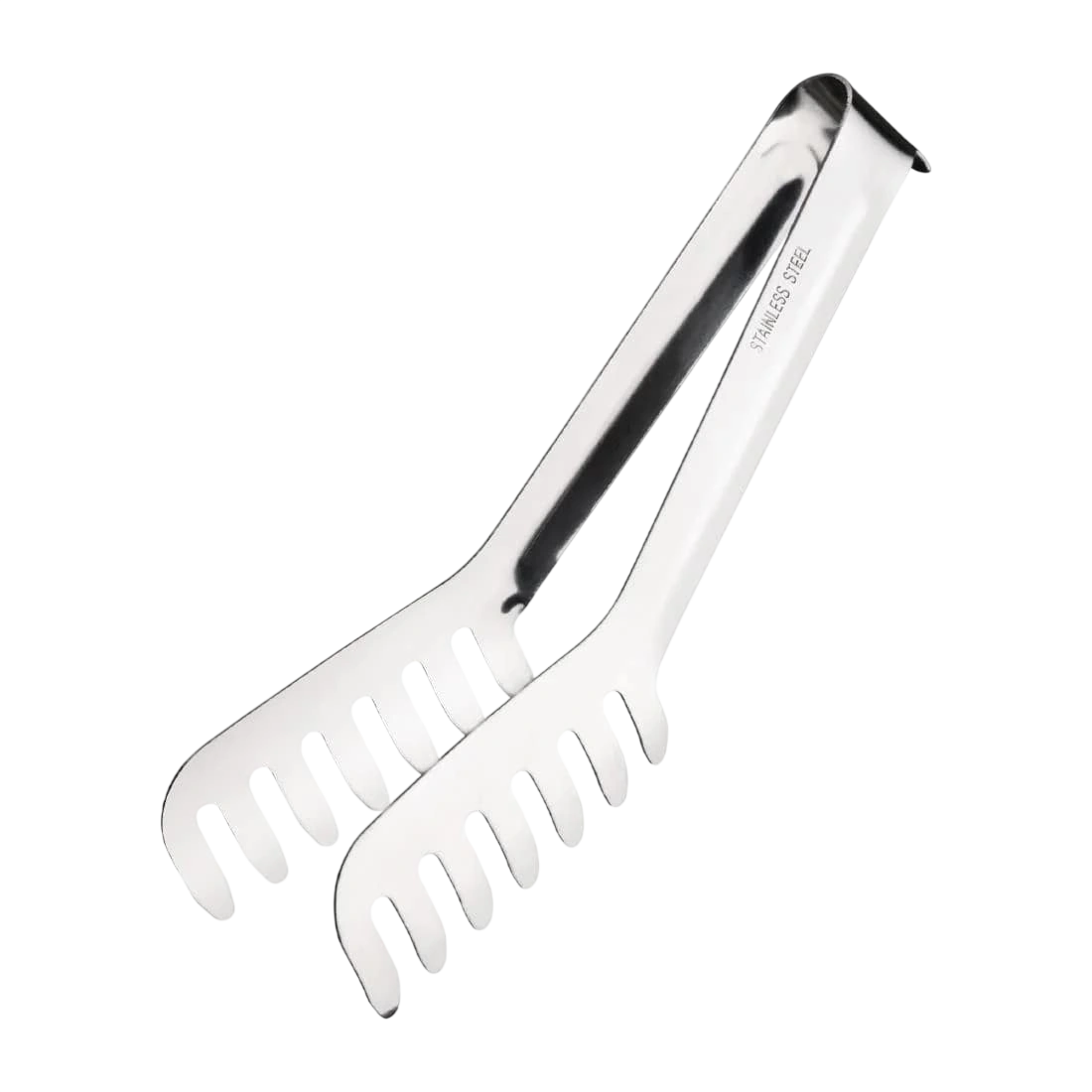 Vogue J616 Stainless Steel Spaghetti Tongs – 195mm