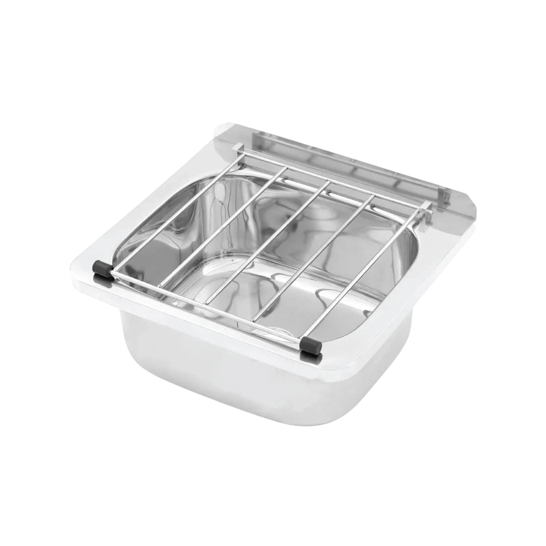 3monkeez Stainless Steel Cleaners Sink with Grate & Brackets CP690 commercial kitchen equipment