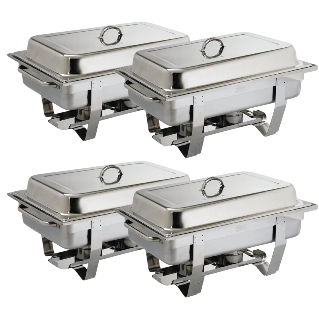 Olympia S299 Milan Chafing Dish Set (4 Pack) – Buffet Warmer commercial kitchen equipment