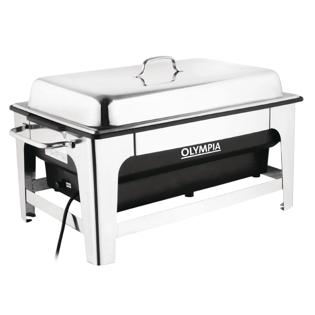 Olympia CM266-A Electric Chafing Dish - 100mm deep pan with stand