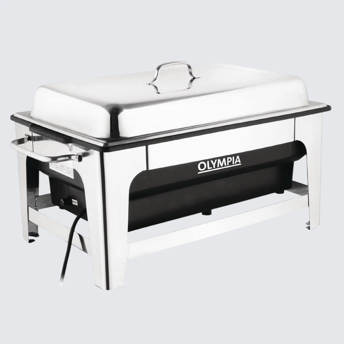 Olympia Electric Chafing Dish - 100mm deep pan with stand commercial kitchen equipment
