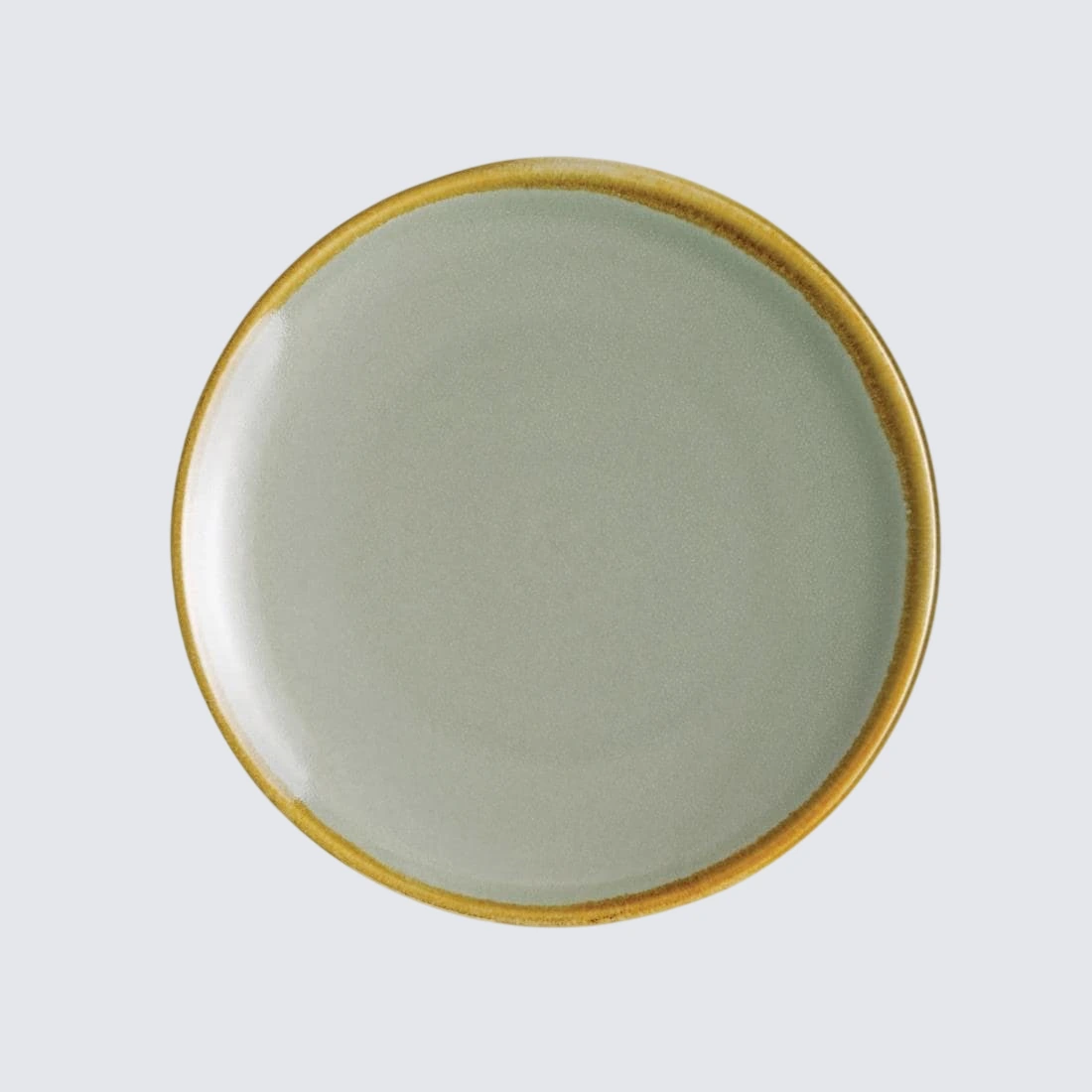 Olympia Kiln Moss Round Coupe Plate - 7" (Box 6) commercial kitchen equipment
