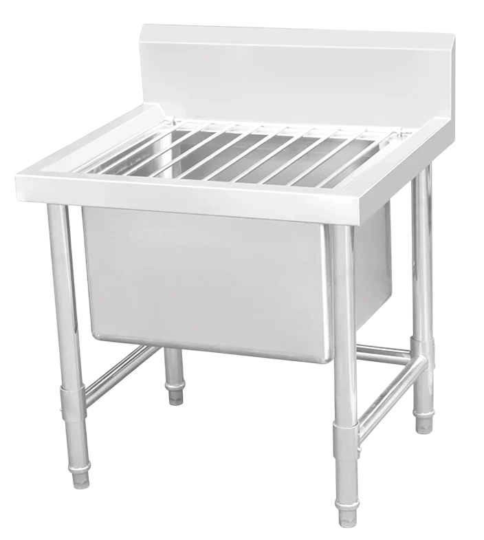 Kitchen Knock 631599 Mop Sink Work Bench – 610mm SUS304 | Splashback commercial kitchen equipment