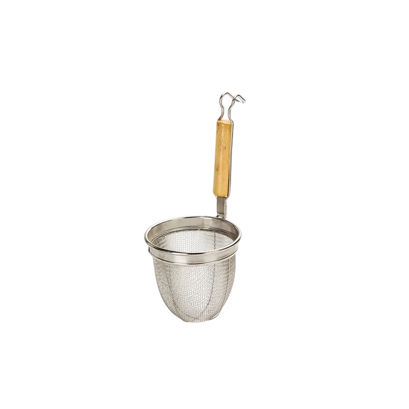 Kitchen Knock 000778 Noodle Basket Mesh - Wooden Handle