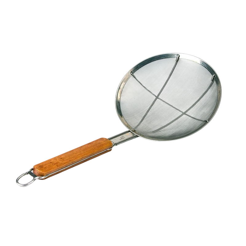 Kitchen Knock 000799 230mm Wooden-Handle Mesh Skimmer