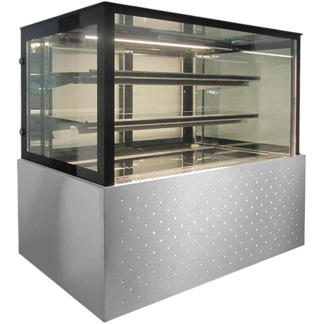 Bonvue SG090FE-2XB Heated Food Display – 900mm, 340L, Square, 2 Shelves commercial kitchen equipment