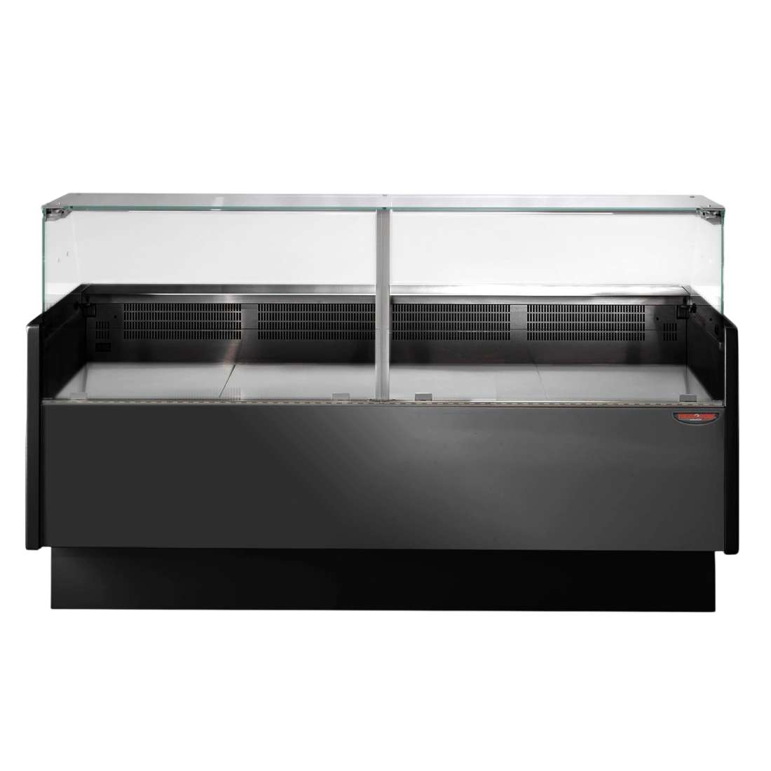 Tecnodom MR9.5 Black Deli Display – 2000mm Wide, Storage & Castors commercial kitchen equipment