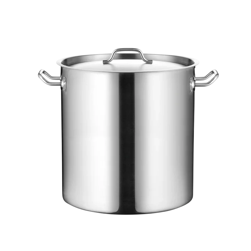 Kitchen Knock 400758 Stock Pot – 130L Stainless Steel | 550(Ø)*550(H)mm commercial kitchen equipment