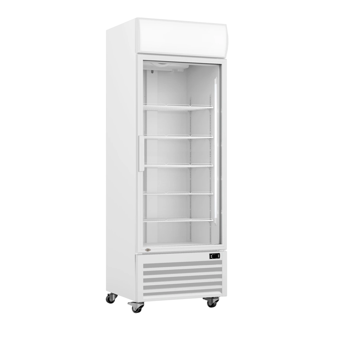 Thermaster Single Glass Door Colourbond Upright Drink Fridge White LG-540P commercial kitchen equipment