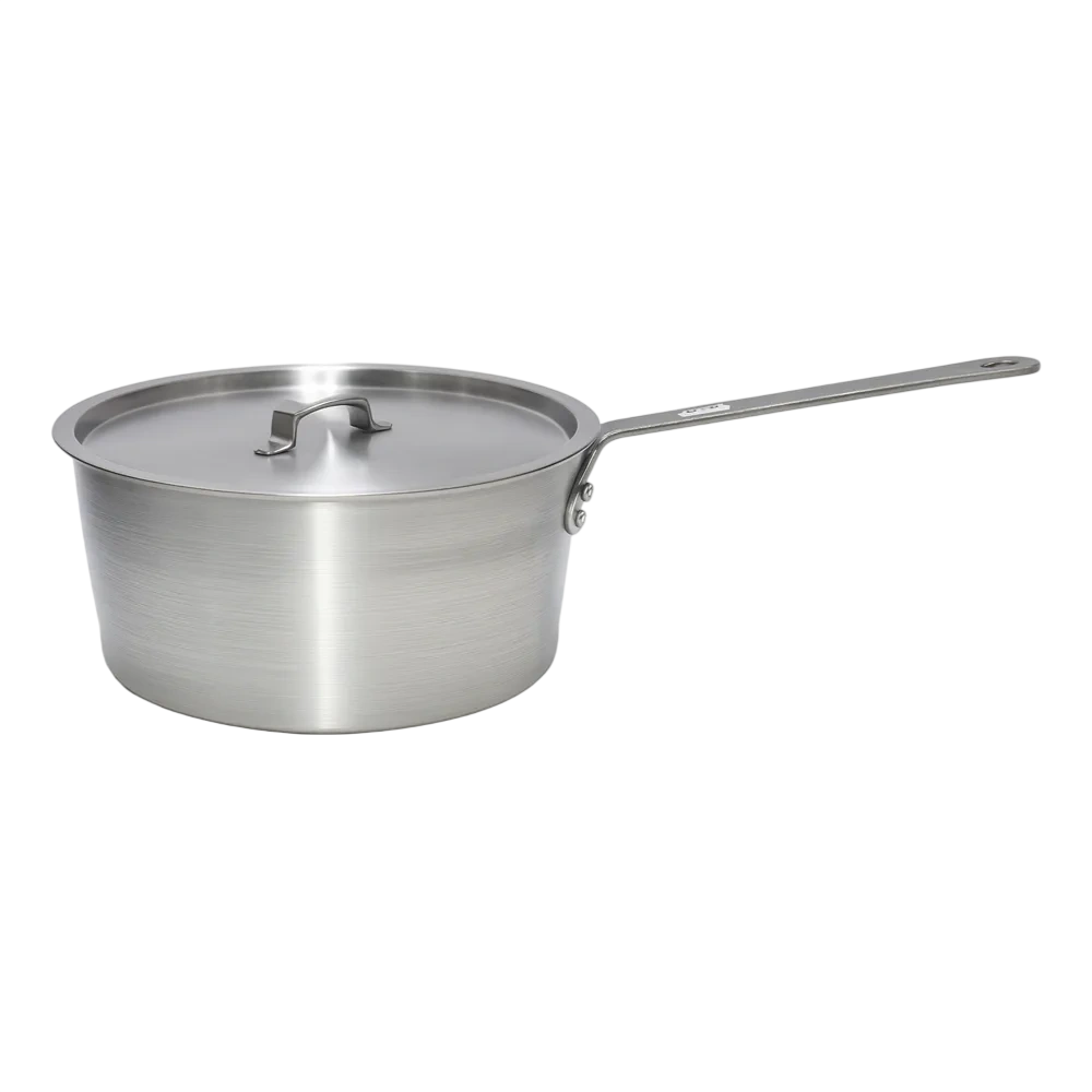 Kitchen Knock 003397 Sauce Pot - Aluminium 300mm - with Lid