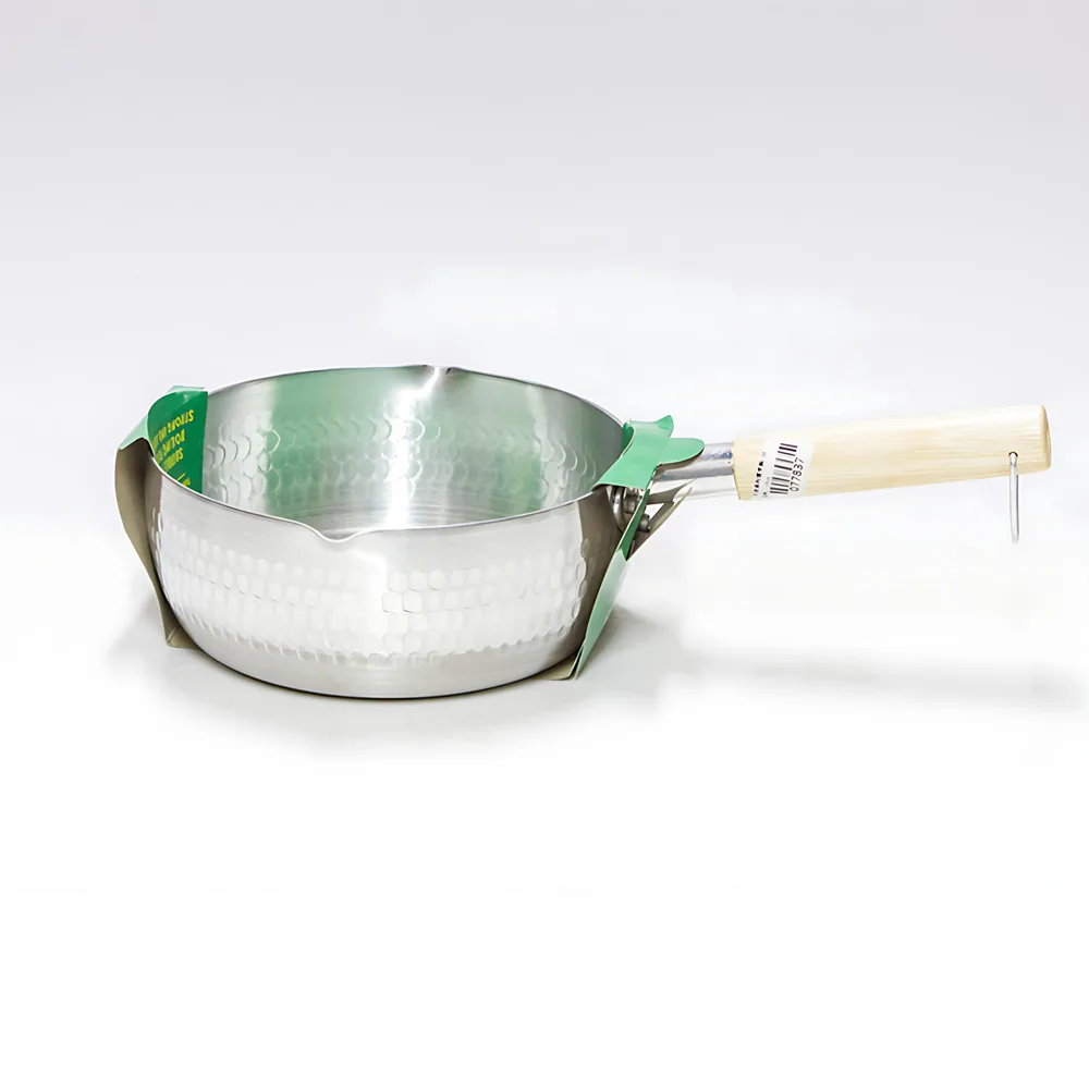 Kitchen Knock 077838 1.6L IH Aluminium Sauce Pot – Wooden Handle commercial kitchen equipment