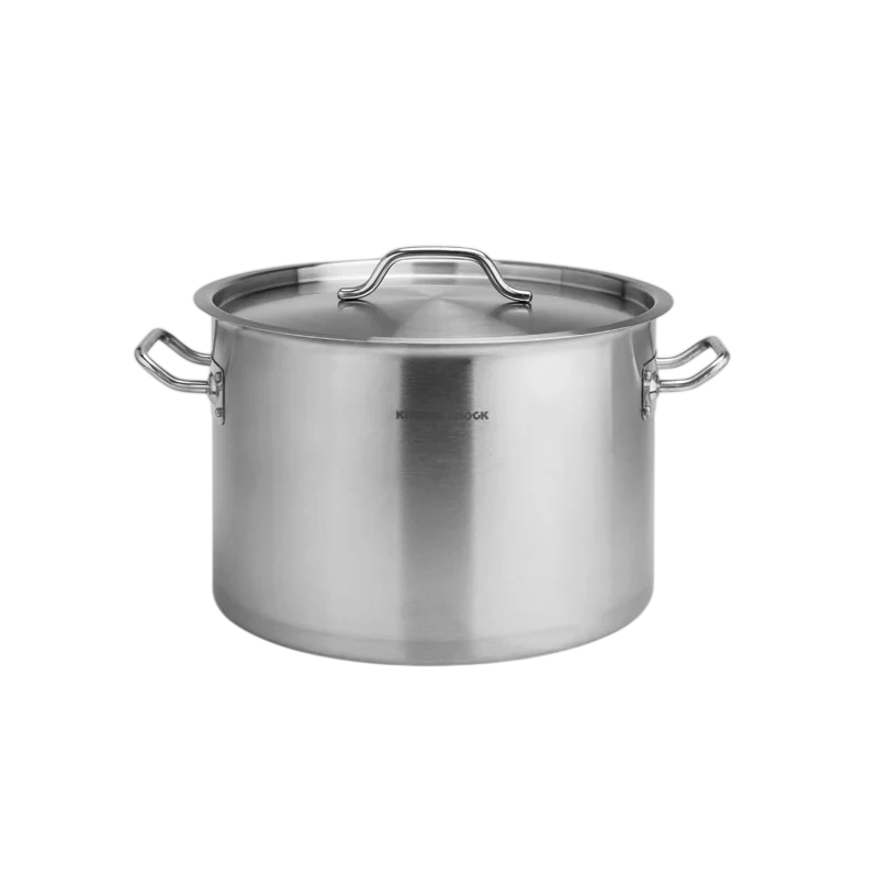 Kitchen Knock 041992 24L Stainless Steel Stock Pot – Induction & Gas Ready commercial kitchen equipment