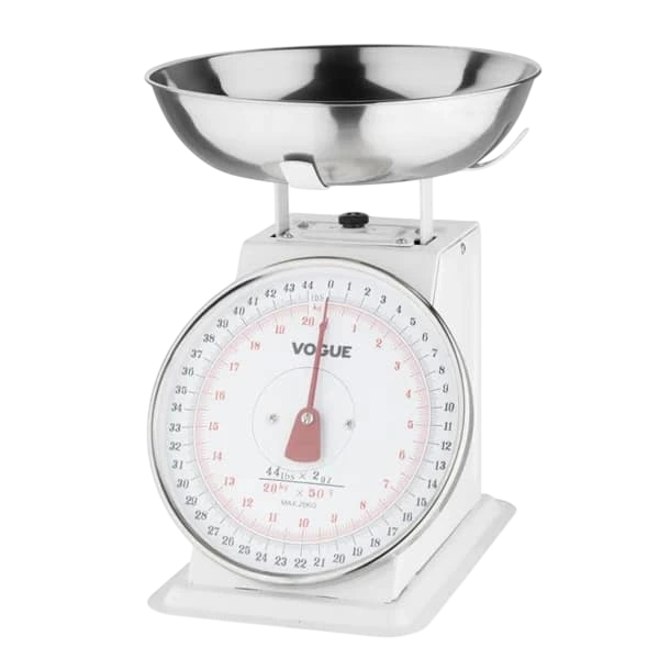 Vogue F176 Kitchen Scale Bowl Top – 20kg, 50g Graduation