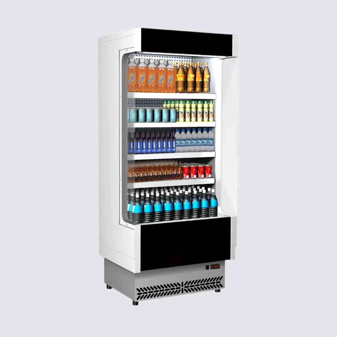 Tecnodom TDVC60-CA-100 Open Chiller with 4 Shelves – 1080 mm commercial kitchen equipment