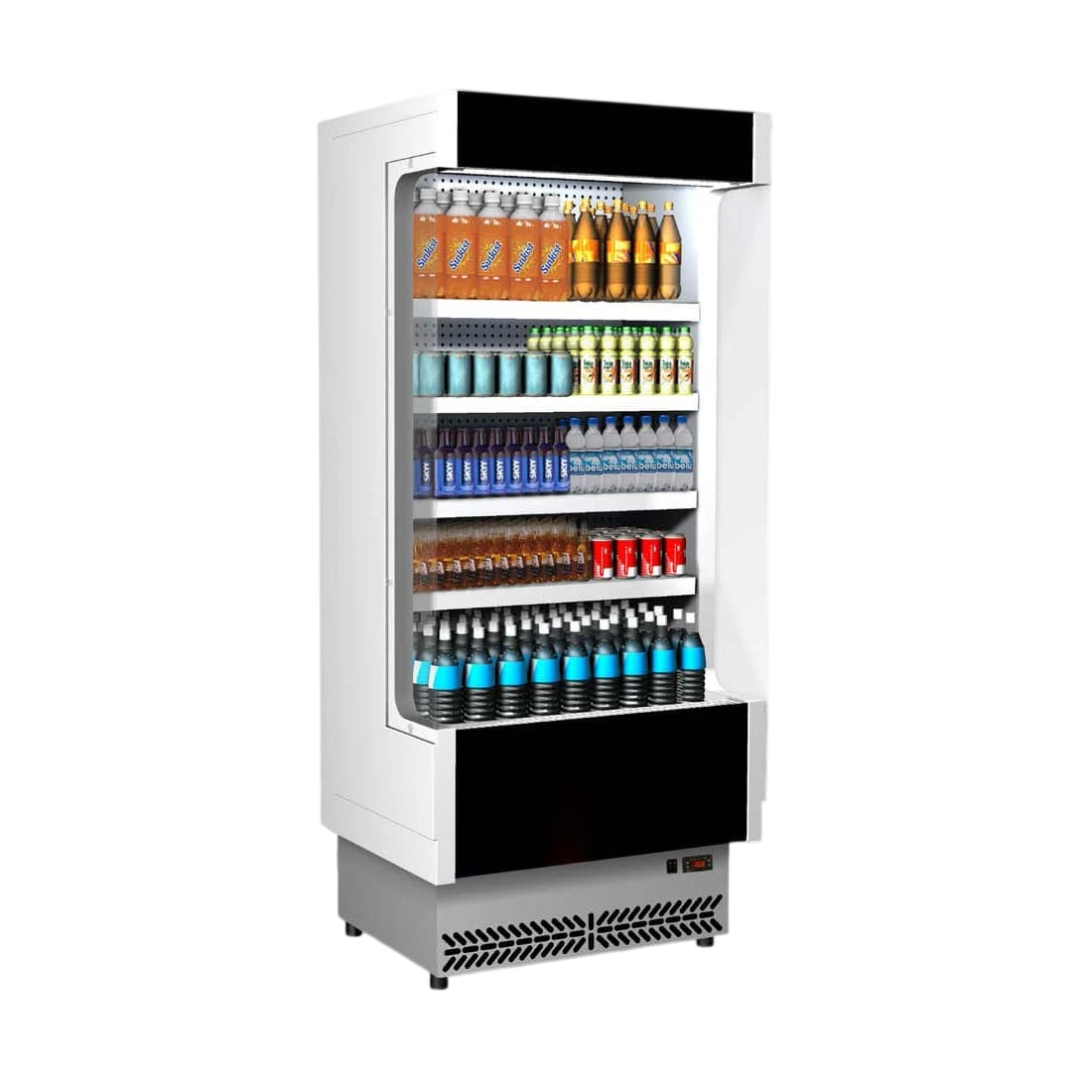 Tecnodom TDVC60-CA-100 Open Chiller with 4 Shelves – 1080 mm commercial kitchen equipment