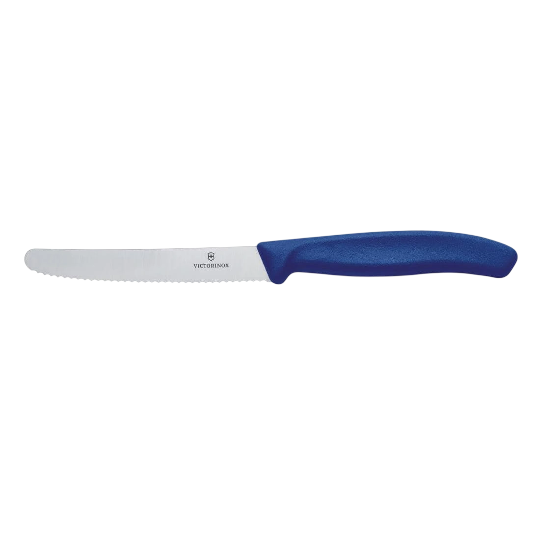 Victorinox FZ372 Swiss Wavy Edge Steak & Tomato Knife – 110mm Blue Handle commercial kitchen equipment