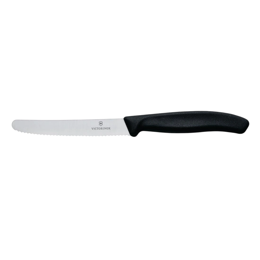 Victorinox FZ371 Professional Steak & Tomato Knife – 110mm Wavy Edge, Black Handle commercial kitchen equipment