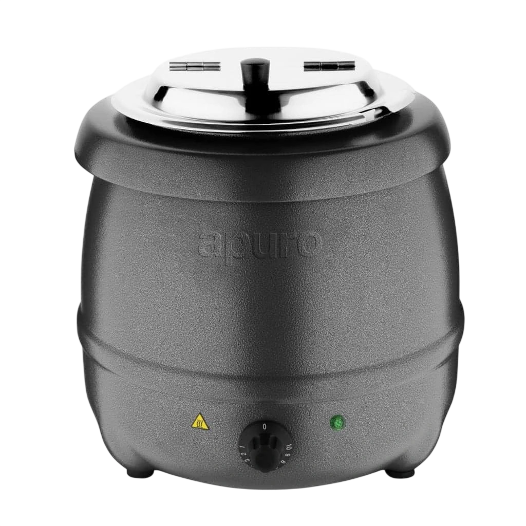 Apuro G107-A Graphite Soup Kettle – 10L, Adjustable 35–95°C commercial kitchen equipment