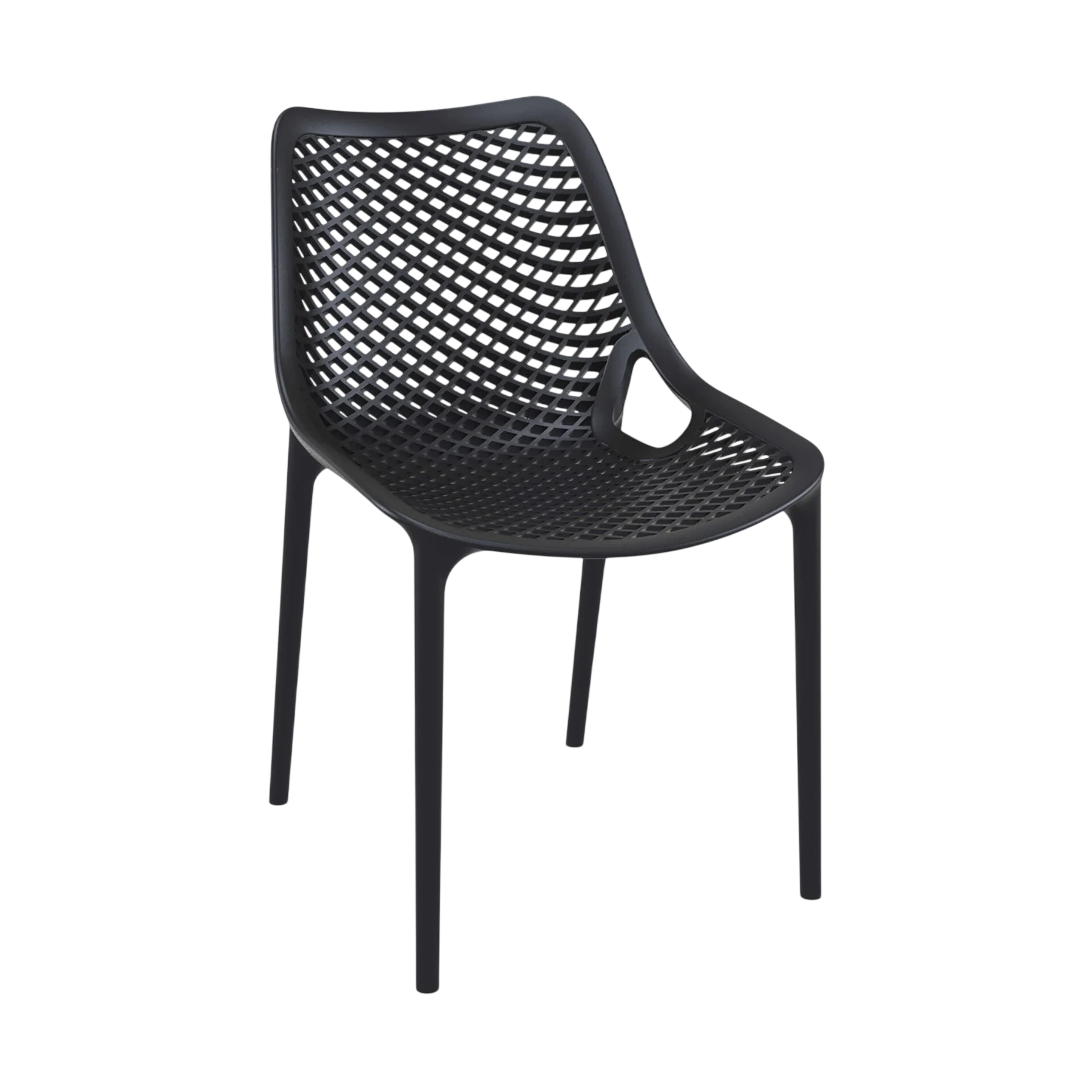 Siesta Air Chair - Black - Sleek Outdoor Seating commercial kitchen equipment