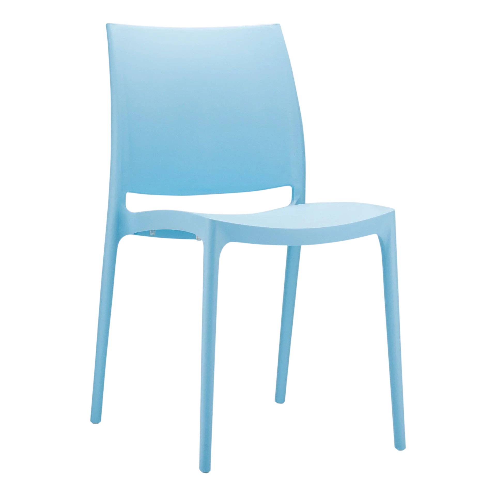 Light Blue Commercial Chair - Siesta Maya - Coastal Vibe commercial kitchen equipment
