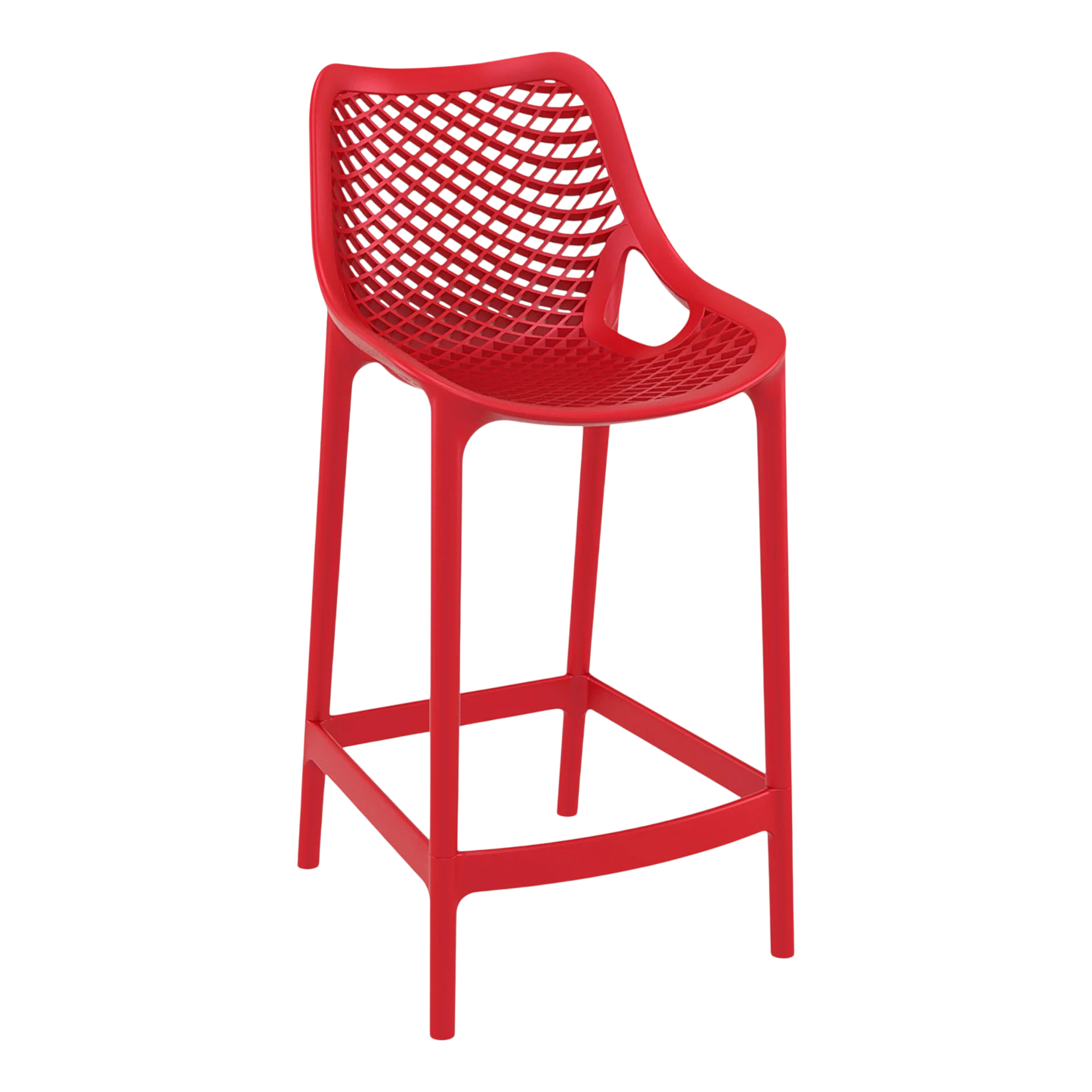 Siesta Exclusive UV Stabilised Air Barstool 65 in Red - Indoor/Outdoor Seating commercial kitchen equipment