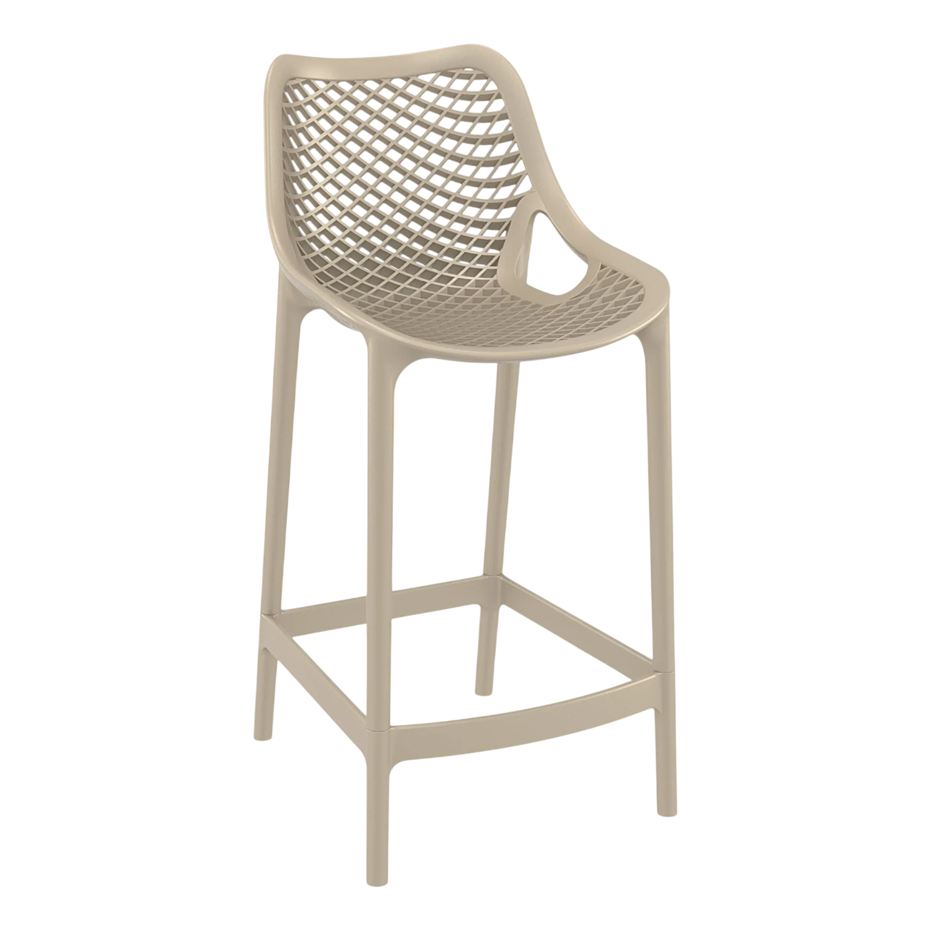 Siesta Exclusive UV Stabilised Air Barstool 65 in Taupe - for Indoor/Outdoor Use commercial kitchen equipment
