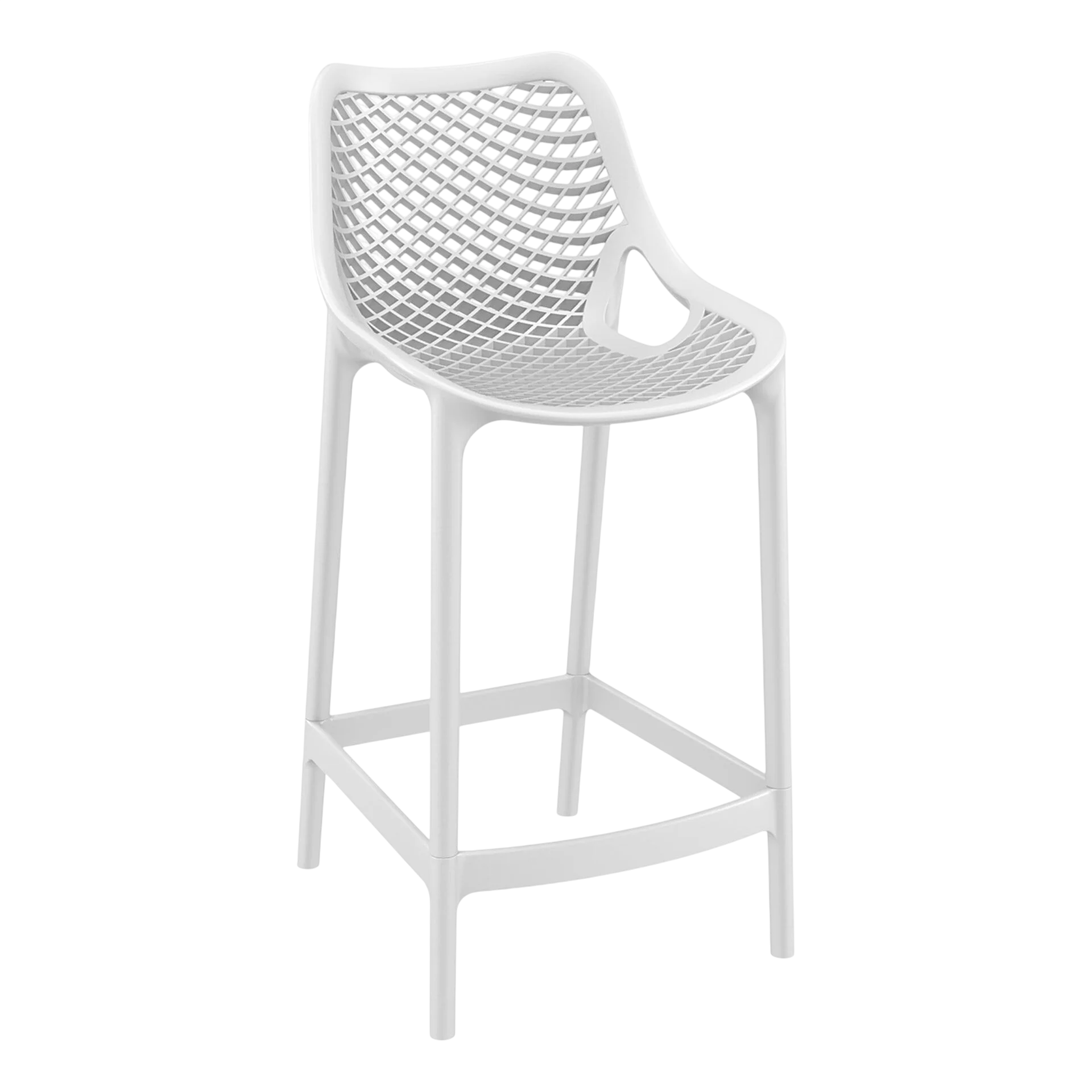 Siesta Exclusive Air Barstool 65 in White - UV Stabilised for Indoor/Outdoor Use commercial kitchen equipment